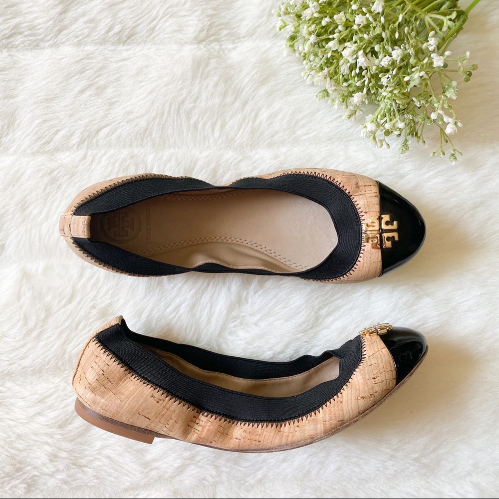 TORY BURCH Leather Sole Flats Size 5